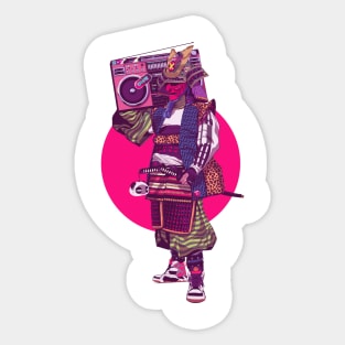 Hip-Hop Samurai Sticker